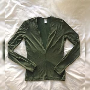 American Apparel Size small Deep Vneck